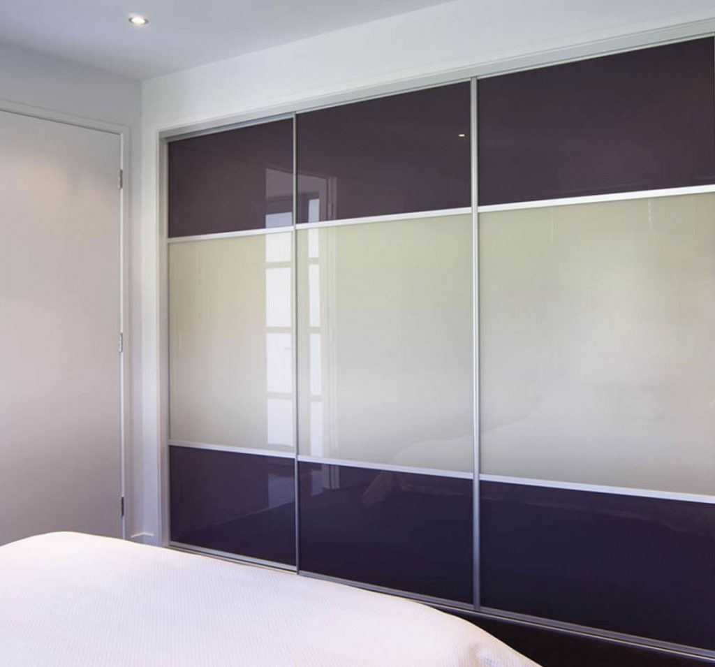 ColouredGlassSildingDoorsWardrobe Wardrobe Design Centre